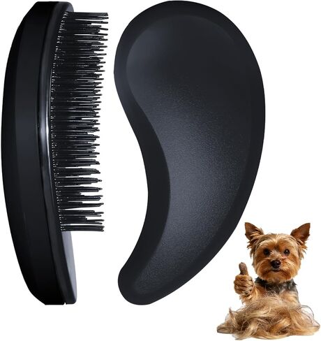 Small Dog Brush - Puppy Hair Brush- Grooming Tool for Teddy, Yorkies, Maltese, Shih Tzu, Chihuahua (Purple, All) in Kuwait