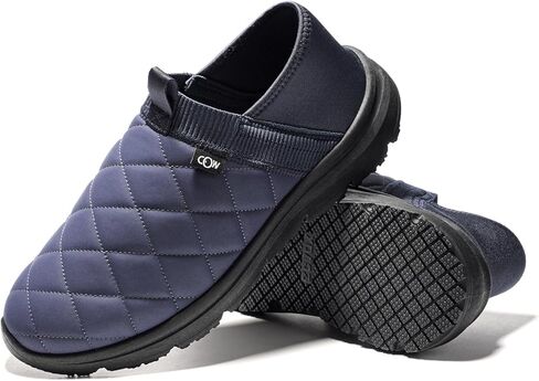 شبشب OOW للرجال مع أحذية منزلية من الإسفنج الذكي خفيف الوزن من القطيفة سهل الارتداء في الحديقة للاستخدام الداخلي والخارجي in Kuwait