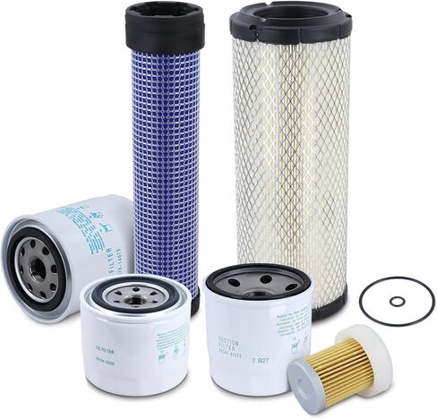 طقم مرشح خدمة الصيانة مناسب لكوبوتا L2800 L3200 L3400 L3700SU L3800 HST يستبدل HH164-32430 HHK70-14073 HH3A0-82623 6A320-59330 in Saudi Arabia