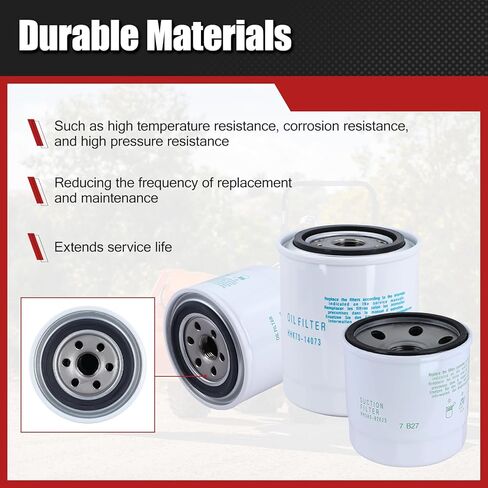 طقم مرشح خدمة الصيانة مناسب لكوبوتا L2800 L3200 L3400 L3700SU L3800 HST يستبدل HH164-32430 HHK70-14073 HH3A0-82623 6A320-59330 in Saudi Arabia