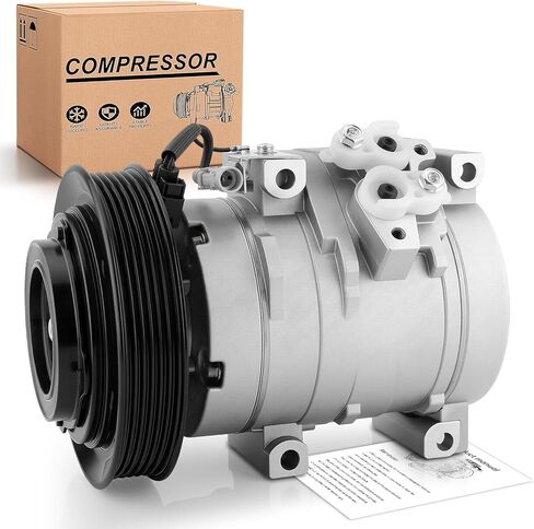 Air Conditioner AC Compressor with Clutch for Toyota Corolla 1.8L (2003-2008), for Toyota Matrix 1.8L (2003-2008). A/C Compressor Replace 88310-50160, 88310-5016084, 158386, 157386, CO 27000C in Saudi Arabia