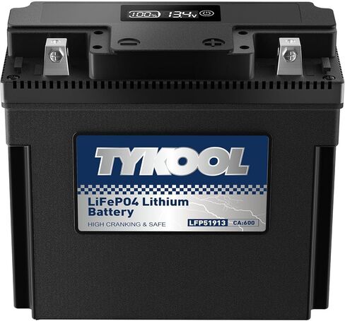 YT12B-BS Lithium LiFePO4 Motorcycle Battery,12V 6Ah,360CCA,Built in BMS,Powersports Battery,for ATV, UTV,Jet Ski,Personal Watercraft, Snowmobile,Quad, Riding Lawn Mower, Tractor in Kuwait