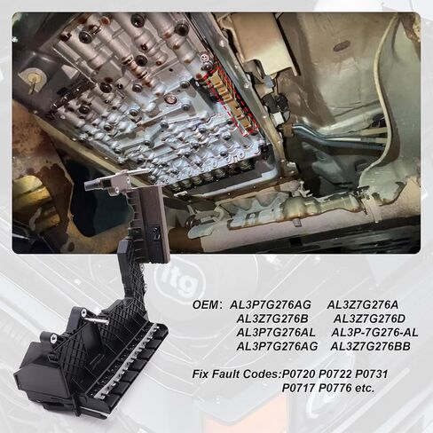 موصل إطار ناقل الحركة 6R80 AL3Z-7G276-D يناسب P0720 P0722 P0776 مع ختم جسم الصمام قطعتين، فلتر ناقل الحركة وحشية لفورد F150 F-250 F350 موستانج ترانزيت لينكولن نافيجيتور in Saudi Arabia
