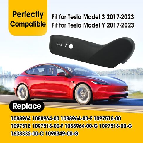 Driver Side Seat Trim Cover Outer Trim Panel Fit for Tesla Model 3 Y 2017-2023 Replace 1088964 1097518 1638332-00-C 1098349-00-G, Front Left Outer Trim Cover Shield Panel in Saudi Arabia