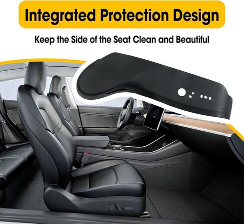 Driver Side Seat Trim Cover Outer Trim Panel Fit for Tesla Model 3 Y 2017-2023 Replace 1088964 1097518 1638332-00-C 1098349-00-G, Front Left Outer Trim Cover Shield Panel in Saudi Arabia