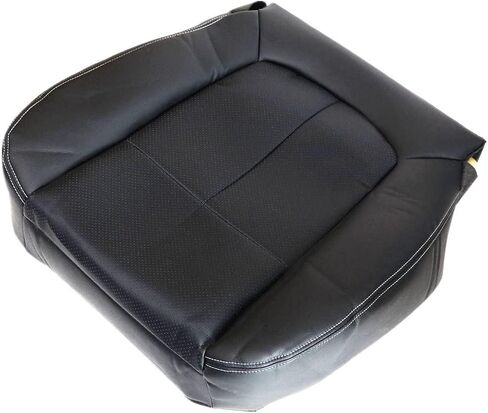 GXARTS Perforated Leather Black Driver Side Bottom Replacement Seat Cover Compatible with Ford F150 Lariat 2009 2010 2011 2012 2013 2014 in Saudi Arabia
