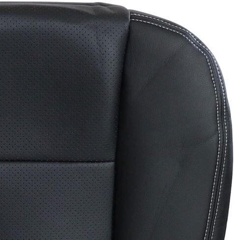 GXARTS Perforated Leather Black Driver Side Bottom Replacement Seat Cover Compatible with Ford F150 Lariat 2009 2010 2011 2012 2013 2014 in Saudi Arabia