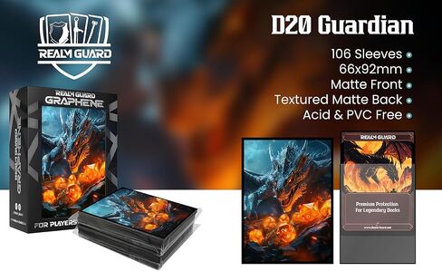 MTG (D20 Guardian) - 100ct Matte TCG Card Art Sleeves by Ai Armor in Kuwait