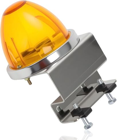 AUTOVIC Amber LED Watermelon Light with Stainless Steel Bracket, Angled Straight Down in Saudi Arabia