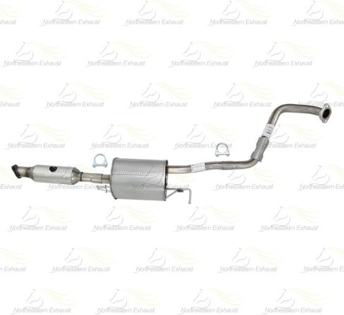 Exhaust Catalytic w/Muffler Assembly Kit Compatible for 2014-2018 Soul 2.0L | EPA-Approved | Stainless Steel | Northeastern Exhaust | Includes Gaskets, Clamps & Bolts & Nuts | Direct-Fit in Saudi Arabia