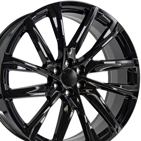 OE Wheels CA90 26 Inch Rims Fit Escalade Style 6x139.7 26x10 Gloss Black - Hollander 4875 (Set of 4) in Saudi Arabia