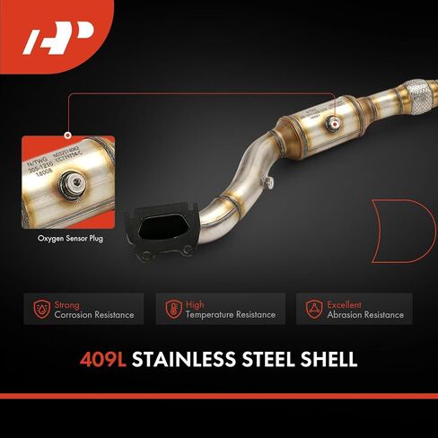 A-Premium 2-PC Catalytic Converter with Gasket Kit Direct-Fit Compatible with Dodge Charger 2013-2017 & Chrysler 300 2013-2015, 3.6L, AWD, E.P.A. Compliant in Saudi Arabia