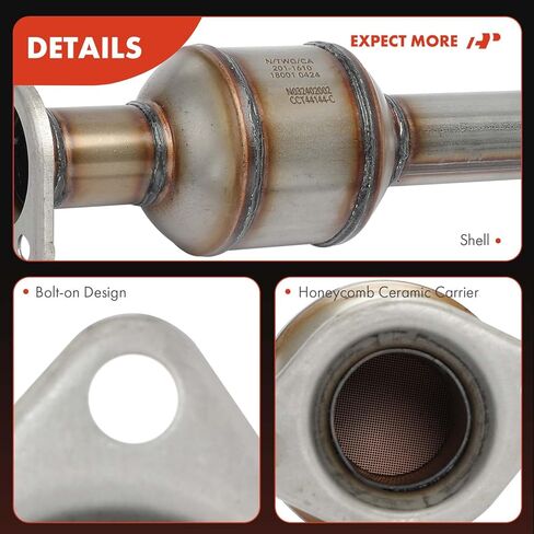 A-Premium Rear Catalytic Converter Kit Direct-Fit Compatible with Toyota Highlander 2014 2015 2016 2017 2018 2019 3.5L, E.P.A. Compliant, Replace# EC41326 in Saudi Arabia