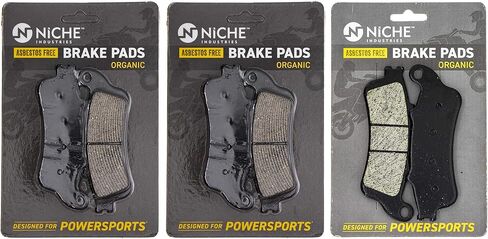 NICHE Brake Pad Set for Honda Goldwing 1800 F6B 06456-MCA-016 06455-MCA-016 Front Rear Organic in Kuwait