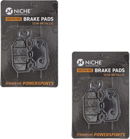 NICHE Rear Left/Right Brake Pad Set for Polaris ACE Ranger 150 1912971 Semi-Metallic in Saudi Arabia