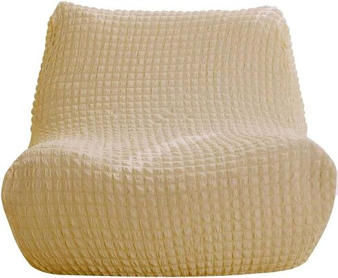 Fireside Chair Cover Armless Sofa Cover Lazy Floor Armless Chair Slipcover, Folding Sofa Bed Cover Non-Armrest Furniture Protector Without Armrests for Kids Dog Cat(Dark Grey) in Saudi Arabia