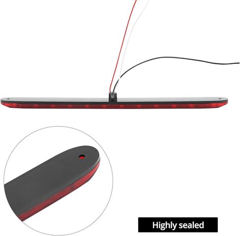 QWORK 2 Pack LED Red Trailer Brake Tail Light - 11 LEDs, for 12V Boats Trucks Trailers in Saudi Arabia
