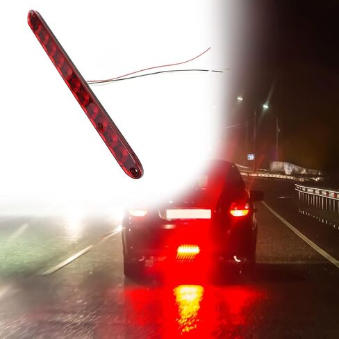 QWORK 2 Pack LED Red Trailer Brake Tail Light - 11 LEDs, for 12V Boats Trucks Trailers in Saudi Arabia