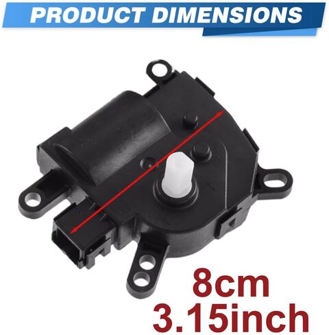 HVAC AC Heater Blend Door Actuator, HVAC Control Module, Compatible with Ford Focus 2.0L 2.3L I4 2005-2007, 1M5Z19E616AA, 2Pins, 1pc in Saudi Arabia
