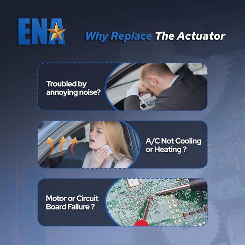 ENA HVAC مشغل باب مزيج الهواء 604-706 متوافق مع تشيفي سيلفرادو سوبربان 1500 2500 3500 HD تاهو جي إم سي سييرا 1500 2500 3500 HD يوكون XL كاديلاك إسكاليد ESV 2014-2019 يستبدل 22808876 in Saudi Arabia