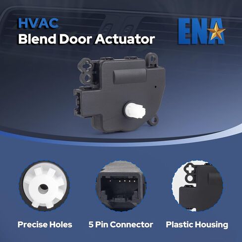 ENA HVAC Air Blend Door Actuator 604-970 Compatible with Nissan Titan Armada Pathfinder Armada Quest Infiniti QX56 2004 2005 2006 2007 2008 2009 2010 2011 2012 2013 2014 2015 Replaces 27743ZP00A in Saudi Arabia