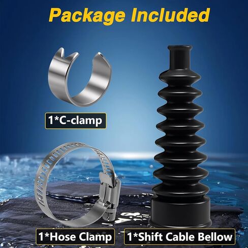 Shift Cable Bellow Kit Compatible with MerCruiser Stern Drives Alpha Gen I & II, Bravo I, II & III Sierra Replace# 74639A2 in Saudi Arabia
