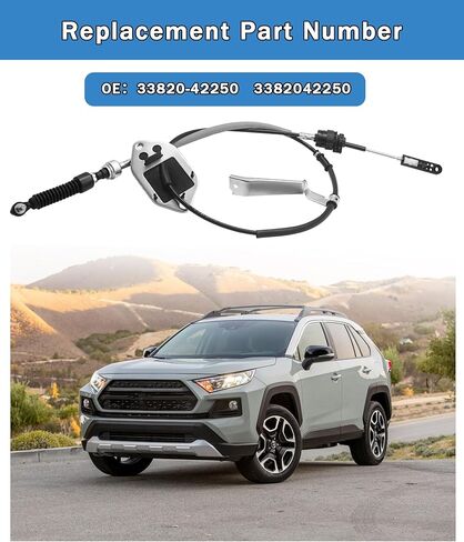 33820-42250 كابل التحكم في ناقل الحركة الأوتوماتيكي يناسب تويوتا RAV4 2006-2012، يستبدل 3382042250 in Saudi Arabia