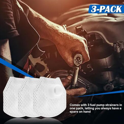 مصفاة مضخة الوقود، 3 قطع فلتر مضخة الوقود OEM 49040-0034 49040-0033 49040-0719 49040-0718 49040-0717، ملحقات السيارة المتوافقة مع Kawasaki Brute Force 750 Teryx 750 800 in Saudi Arabia