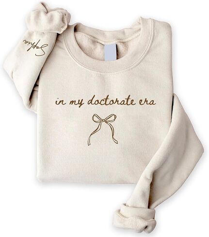 UrbanNEST Personalized Embroidered Doctor Sweatshirt, Hoodie, Shirt, Dr Sweatshirt, Doctor Gifts, Gifts for Dr, Doctor's Day in Saudi Arabia