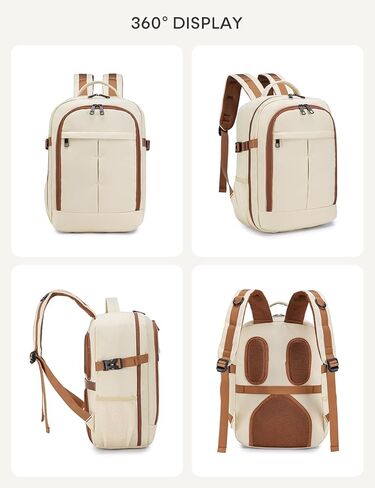 حقيبة ظهر للسفر مقاس 40 × 30 × 15 سم مقاس 17 × 13 × 6 بوصة حقيبة أدوات شخصية تحت المقعد لشركات الطيران خفيفة الوزن تحمل على الأمتعة المعتمدة لعطلة نهاية الأسبوع في الكلية باللون الأسود in Kuwait