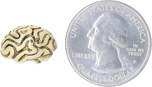 Jim Clift Design Brain Gold Lapel Pin - 75 Count in Saudi Arabia