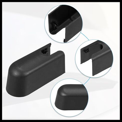 Rear Windshield Wiper Arm Nut Cover Cap Fit for Ford Edge - Pack of 1 Black Replacement Car Parts Replacement Durable Material in Saudi Arabia