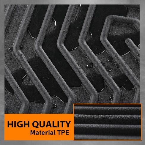 سجادات أرضية G-PLUS TPE تناسب Honda CR-V LX EX SE 2012-2016 (غير مناسبة للتجول وEX-L) ملحقات الشاحنة للصف الأول والثاني وبطانات الشحن وحماية من جميع الأحوال الجوية 3 قطع من Alfombras para Carro in Saudi Arabia