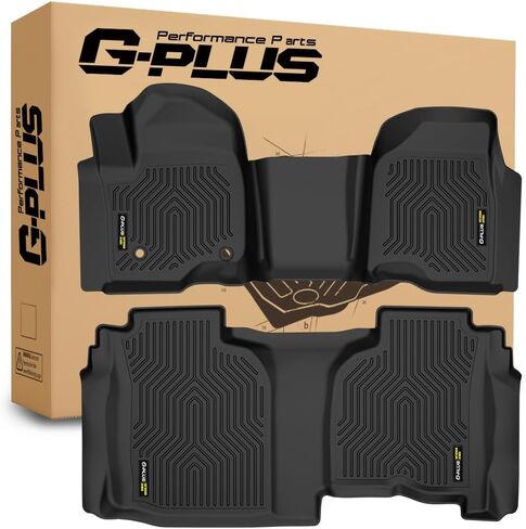 سجادات أرضية G-PLUS TPE تناسب Honda CR-V LX EX SE 2012-2016 (غير مناسبة للتجول وEX-L) ملحقات الشاحنة للصف الأول والثاني وبطانات الشحن وحماية من جميع الأحوال الجوية 3 قطع من Alfombras para Carro in Saudi Arabia