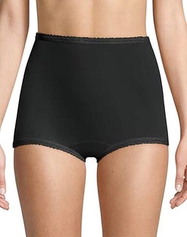 Bali Womens Nylon Freeform Brief Panty, 5, Black in Saudi Arabia