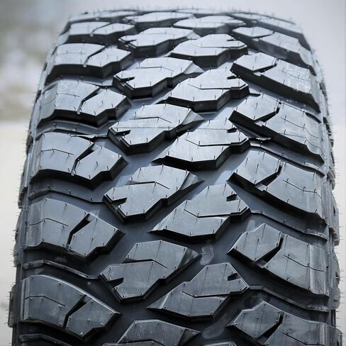 مجموعة من 4 (أربعة) إطارات شعاعية للشاحنات الخفيفة للطرق الوعرة Atlander Roverclaw M/T I Mud - LT235/80R17 235/80/17 235/80-17 120/117Q نطاق التحميل E LRE 10 طبقات RBL بأحرف سوداء مرتفعة (أربعة) in Kuwait