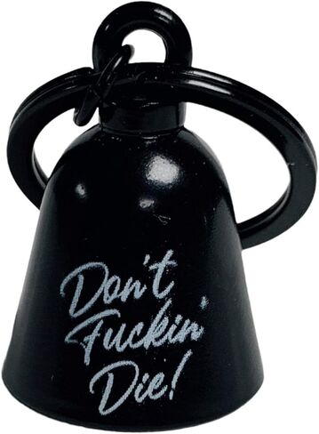 Kustom Cycle Parts Dont Fuckin' Die! Motorcycle 'Evil Spirits' Biker Guard Bell. (Flat Black Bell) in Saudi Arabia