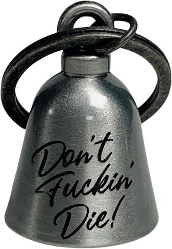 Kustom Cycle Parts Dont Fuckin' Die! Motorcycle 'Evil Spirits' Biker Guard Bell. (Flat Black Bell) in Saudi Arabia