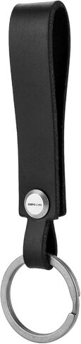 KEEPO LINK Leather Keychain Strap with Titanium Key Ring, Detachable Leather Key Chain Key Fob Holder for Men, OLM03 in Saudi Arabia
