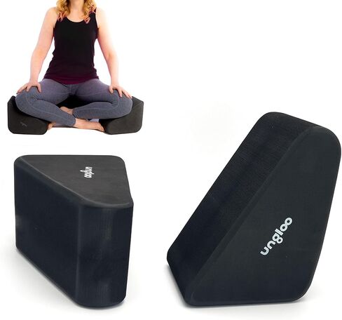 كتلة Ungloo لليوجا والتأمل | كتل اليوغا الفاخرة خفيفة الوزن من إسفنج EVA | مسند تأمل عالي الكثافة مانع للانزلاق للبيلاتس والتمدد والتأمل (زوج واحد) in Kuwait