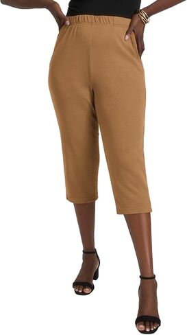 Jessica London Women's Plus Size Soft Ease Capri in Saudi Arabia