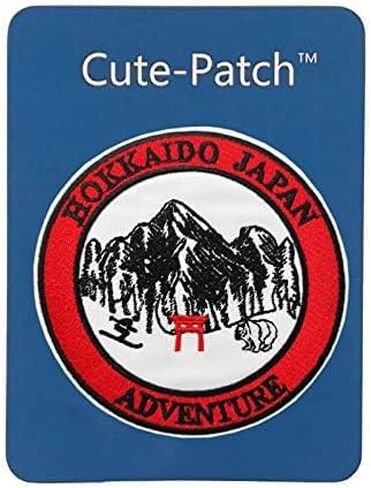 Cute-Patch Ski Skiing Hokkaido Japan Embroidered Iron on Patch in Saudi Arabia