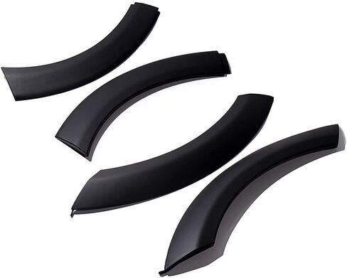 Set 4pcs Left Right Side Front Hood Fender Flares Wheel Arch Trim Cover Mudguard Compatible with Mini Cooper 2002-2006 R50 R53 S 2005-2008 R52 S Convertible (Black) in Saudi Arabia
