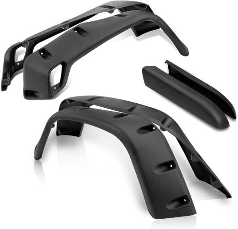ALLGOOD Fender Flares Compatible with Jeep Wrangler TJ 1997-2006/Fit Wrangler LJ 2004-2006/Not fit sport sport utility models 6'' Wide Smooth Pocket Extended Style Wheel Protector Cover 4pcs in Saudi Arabia