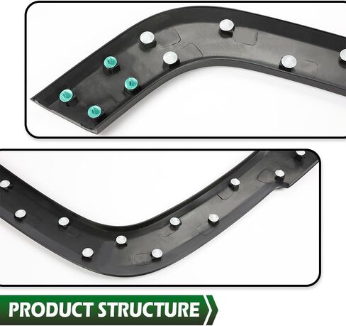 LQI Fender Flares متوافقة مع Jeep Renegade 2015-2021 الجبهة اليمنى عجلة الحاجز فتح صب Guardabarros، نمط المصنع، 5XB67LXHAA، CH1790104 in Saudi Arabia