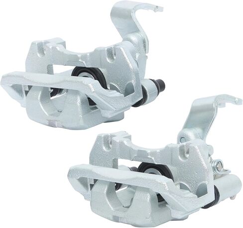 2Pcs Disc Brake Caliper with Bracket Replacement for Mazda Protege 2001-2002 2003 Replacement for Protege5 2002-2003 Rear Driver and Passenger Side 19B2743 19B2742 in Saudi Arabia