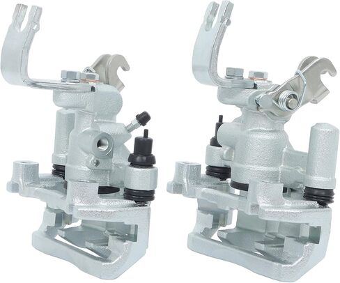 2Pcs Disc Brake Caliper with Bracket Replacement for Mazda Protege 2001-2002 2003 Replacement for Protege5 2002-2003 Rear Driver and Passenger Side 19B2743 19B2742 in Saudi Arabia