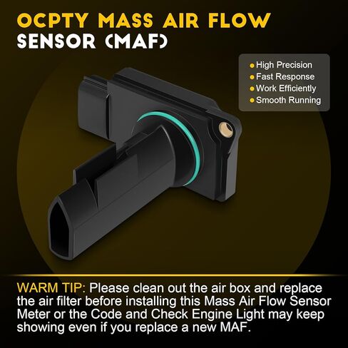 OCPTY Mass Air Flow Sensor MAF Sensor Fits for Mitsubishi Eclipse 06-12,for Endeavor 04-08 10-11, for Galant 04-11, for Lancer 04-06 08-11, for Outlander 03-12,for Sport 2011, 4 Pins MR985187 in Saudi Arabia