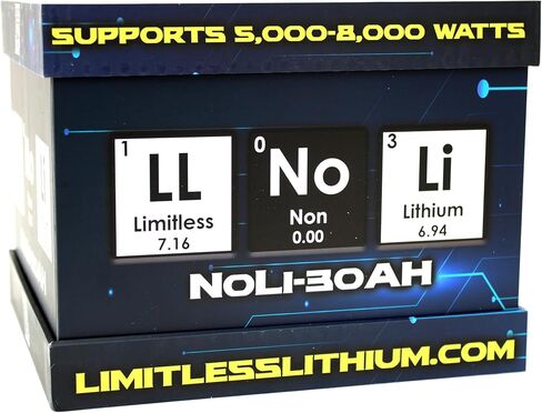 بطارية NoLi Sodium 30AH لأنظمة صوت السيارة حتى 8,000 واط 10 فولت -16 فولت in Kuwait
