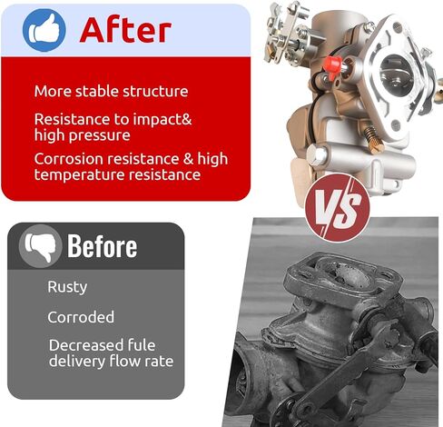 Carburetor for Wisconsin VH4D Engine L63S1, Compatible with Zenith 12098 12229 LZ63C Updraft 2-1/4" Mount (1957-1976) 12098B in Saudi Arabia